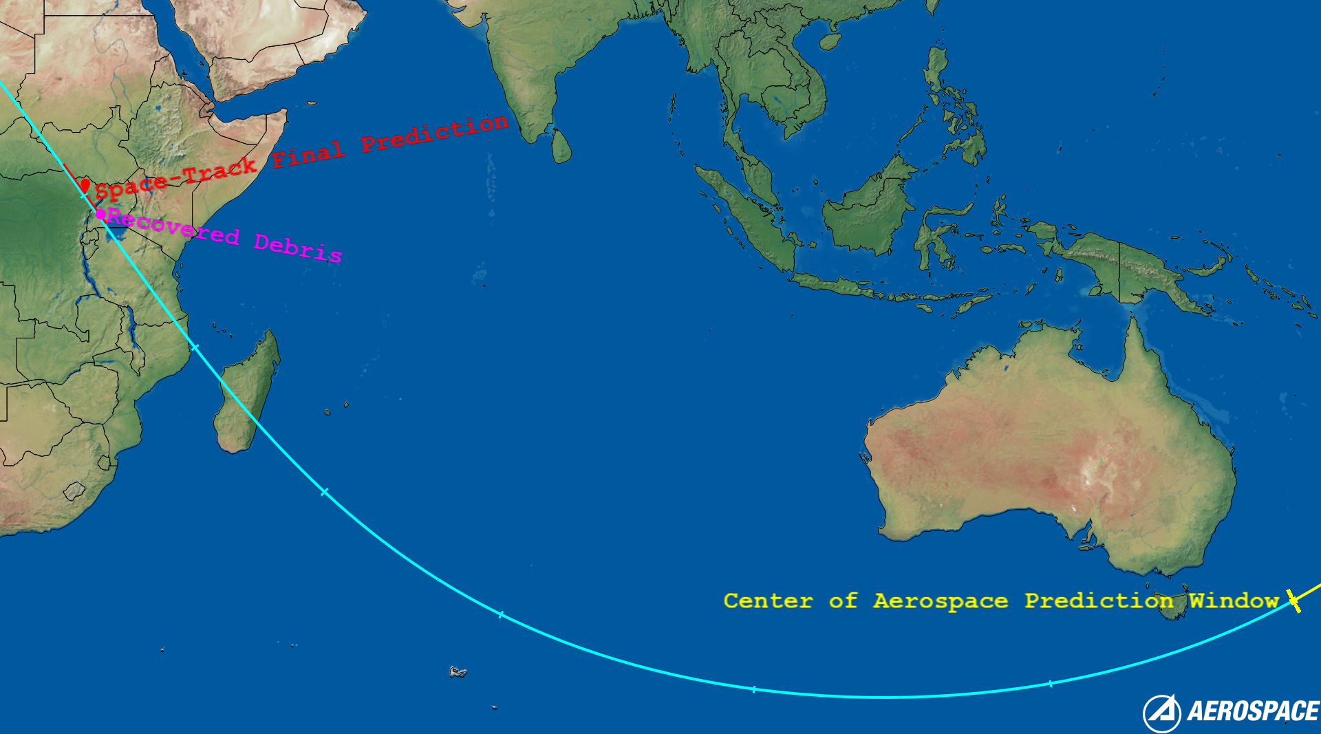DRAGON CRS-27 DEB (ID 56234) Reentry Sighting Image
