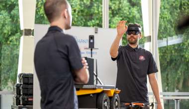 Project Phantom prototype in use