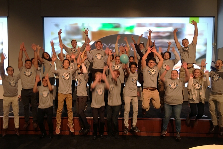 Chantilly interns group picture