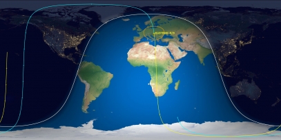 Electron Rocket Body (ID 43863) Reentry Prediction Image