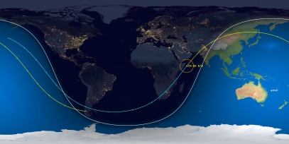 CZ-2D (ID 43916) Reentry Prediction Image