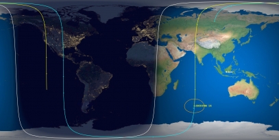 Iridium 14 (ID 25777) Reentry Prediction Image