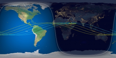 IRNSS-1H / PSLV Rocket Body (ID 42928) Reentry Prediction Image