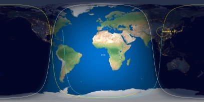 Electron Rocket Body (ID 43166) Reentry Prediction Image