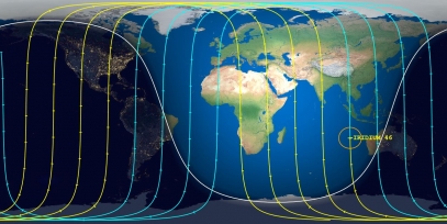 Iridium 24 (ID 24905) Reentry Prediction Image