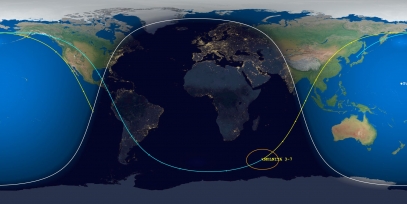 Molniya 3-7 (ID 9941) Reentry Prediction Image