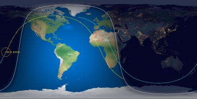SL-6 Rocket Body (ID 9927) Reentry Prediction Image