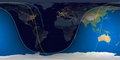 KZ-1A Rocket Body (ID 44778) Reentry Prediction Image