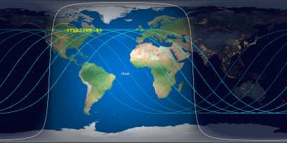 Starlink-49 (ID 44262) Reentry Prediction Image