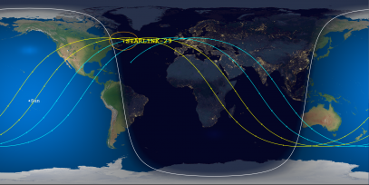 Starlink-29 (ID 44243) Reentry Prediction Image