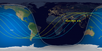 Electron Rocket Body (ID 44500) Reentry Prediction Image