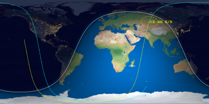 CZ-4B Rocket Body (ID 46397) Reentry Prediction Image