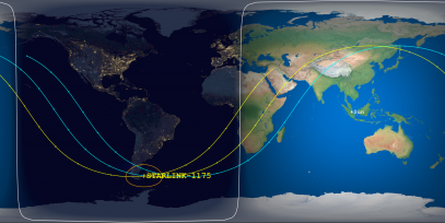 STARLINK-1175 (ID 45097) Reentry Prediction Image