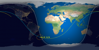 SL-8 Rocket Body (ID 25723) Reentry Prediction Image