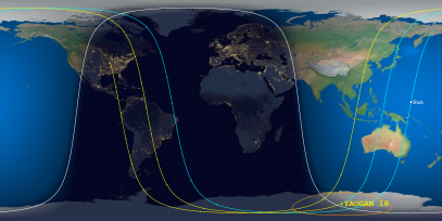 YAOGAN 18 (ID 39363) Reentry Prediction Image