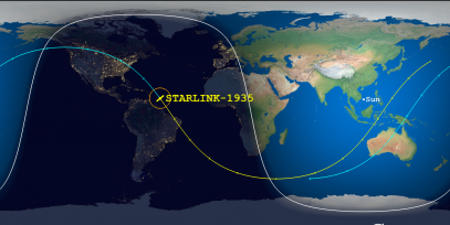 STARLINK-1935 (ID 46771) Reentry Prediction Image