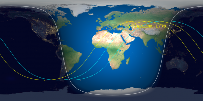 STARLINK-1779 (ID 47123) Reentry Prediction Image