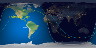 STARLINK-1508 (ID 45765) Reentry Prediction Image