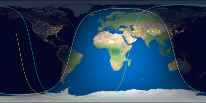 KZ-1A R/B (ID 49339) Reentry Prediction Image