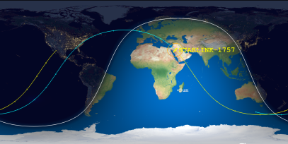 STARLINK-1757 (ID 46339) Reentry Prediction Image
