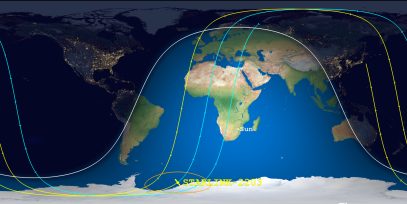 STARLINK-2203 (ID 47417) Reentry Prediction Image