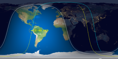 CZ-4B Debris (ID 37182) Reentry Prediction Image