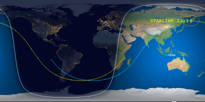 STARLINK-2313 (ID 47986) Reentry Prediction Image