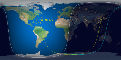 CZ-4B R/B (ID 41635) Reentry Prediction Image