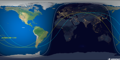 STARLINK-1182 (ID 45077) Reentry Prediction Image