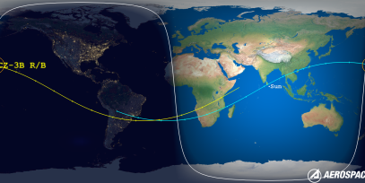 CZ-3B R/B (ID 47614) Reentry Prediction Image