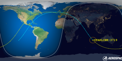 STARLINK-3719 (ID 52128) Reentry Prediction Image