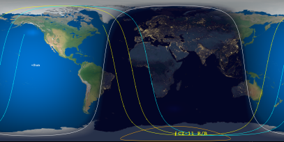 CZ-11 R/B (ID 52154) Reentry Prediction Image