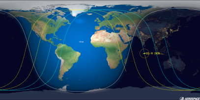 SL-8 DEB (ID 16865) Reentry Prediction Image
