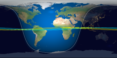 ARIANE 5 DEB (SYLDA) (ID 43826) Reentry Prediction Image