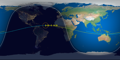 CZ-5 R/B (ID 44911) Reentry Prediction Image