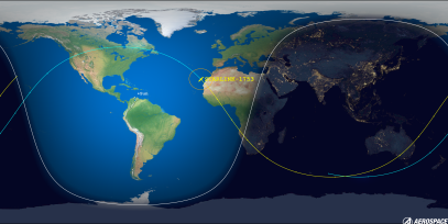 STARLINK-1753 (ID 46571) Reentry Prediction Image