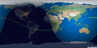 CZ-3B R/B (ID 49126) Reentry Prediction Image