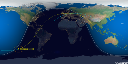 STARLINK-2023 (ID 47605) Reentry Prediction Image