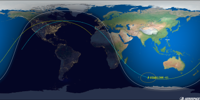 STARLINK-61 (ID 44249) Reentry Prediction Image