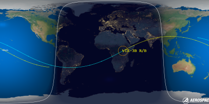 CZ-3B R/B (ID 50575) Reentry Prediction Image
