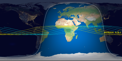 PEGASUS R/B (ID 32766) Reentry Prediction Image