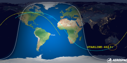 STARLINK-4613 (ID 53739) Reentry Prediction Image