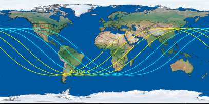 RISAT 2 (ID 34807) Reentry Prediction Image