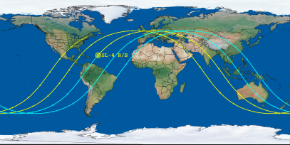 SL-4 R/B (ID 54156) Reentry Prediction Image