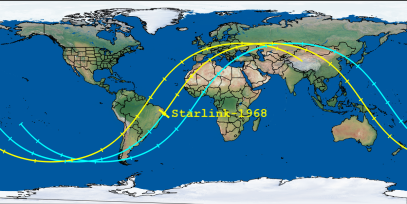 STARLINK-1968 (ID 47569) Reentry Prediction Image