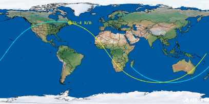 SL-4 R/B (ID 55689) Reentry Prediction Image