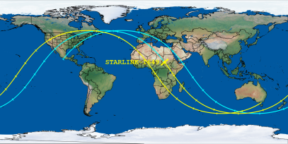 STARLINK-1649 (ID 46552) Reentry Prediction Image