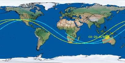 CZ-2D R/B (ID 53523) Reentry Prediction Image