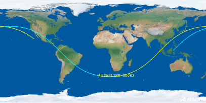 STARLINK-30062 (ID 55715) Reentry Prediction Image