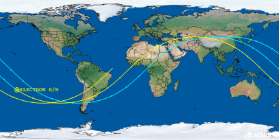 ELECTRON R/B (ID 55984) Reentry Prediction Image